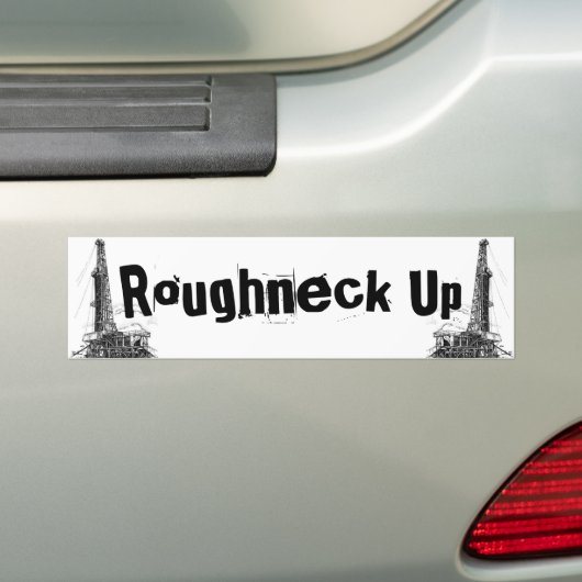 Ruwweg omhoog bumpersticker (Op auto)
