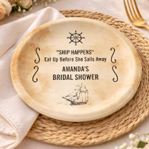 Ruwzame Piraat Bruidsuitnodiging & Meidenavondfees