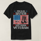 Ruwzuster van de Veteranpatriottische VSA-vlag Vie T-shirt (Design voorkant)