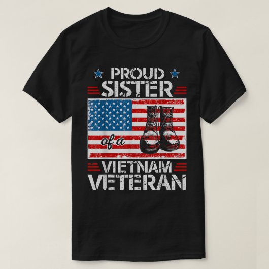 Ruwzuster van de Veteranpatriottische VSA-vlag Vie T-shirt (Design voorkant)