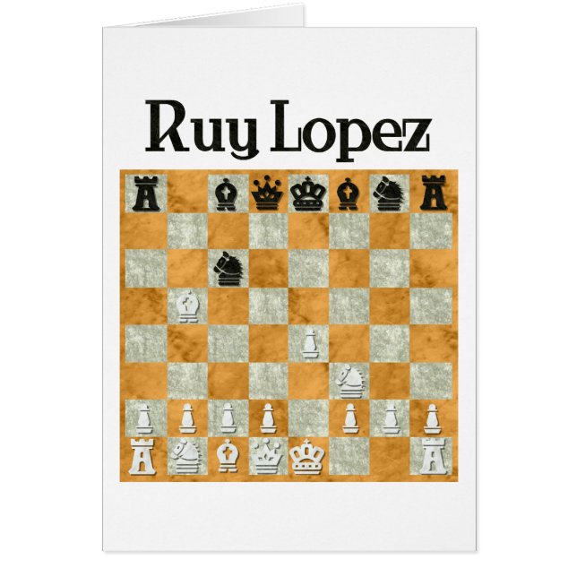Ruy Lopez (Voorkant)