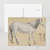Ruyi Cong ("As-You-Wish" Piebald) Fine Art Briefkaart (Voorkant / Achterkant)