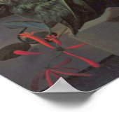 Ruysch - Devil's Trumpet, Cactus, Fig Branch, Hone Poster (Hoek)