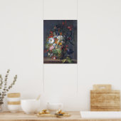 Ruysch - Erwten, Lilies Peonies, Hyacinths Passion Poster (Keuken)