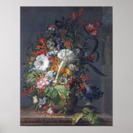Ruysch - Erwten, Lilies Peonies, Hyacinths Passion Poster