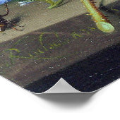 Ruysch - Roos - afdeling Kafer en bee Poster (Hoek)