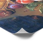 Ruysch - stilstaand leven met fruit, een nesten, h poster (Hoek)