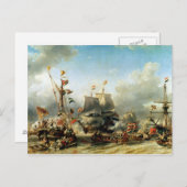 Ruyter en William de Witt Briefkaart (Voorkant / Achterkant)