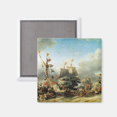 Ruyter en William de Witt Magneet (Voorkant / Achterkant)