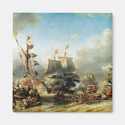 Ruyter en William de Witt Magneet (Voorkant)