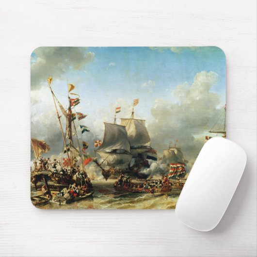 Ruyter en William de Witt Muismat (Met muis)