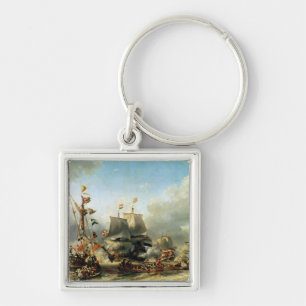 Ruyter en William de Witt Sleutelhanger