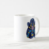 Ruzie tussen astronaut en monster koffiemok (Voorkant rechts)