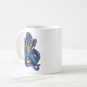 Ruzie tussen astronaut en monster koffiemok (Voorkant links)