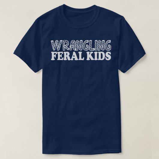 ruzie verwilderde kinderen t-shirt (Design voorkant)