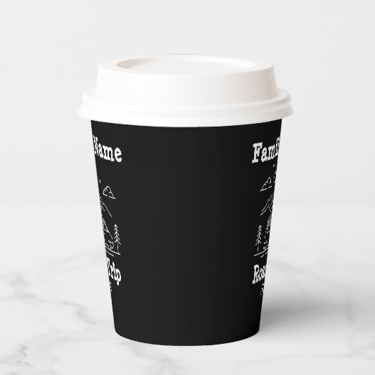 RV - Aangepaste reeks - reisweg Papieren Bekers (Links)