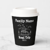 RV - Aangepaste reeks - reisweg Papieren Bekers (Voorkant)