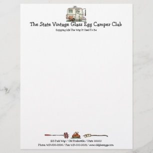 RV-aanhangwagen voor  ruitglas Briefhoofd