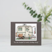 RV-aanhangwagen voor  ruitglas Kaart (Staand voorkant)