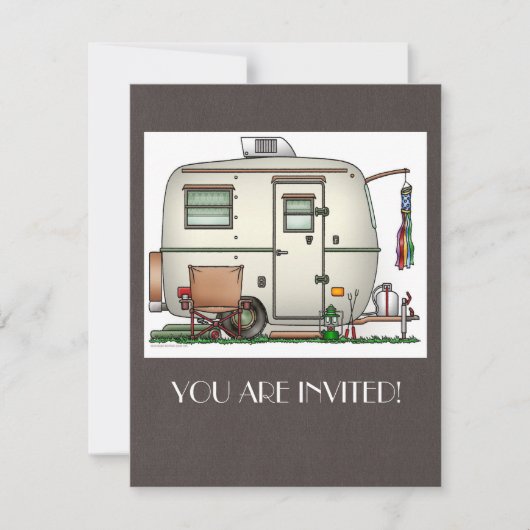 RV-aanhangwagen voor ruitglas Kaart (Voorkant)