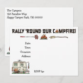 RV-aanhangwagen voor ruitglas Kaart (Voorkant / Achterkant)