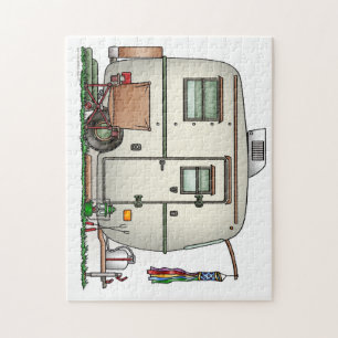 RV-aanhangwagen voor  ruitglas Legpuzzel