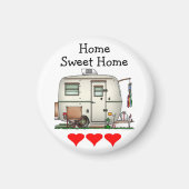 RV-aanhangwagen voor  ruitglas Magneet (Voorkant)