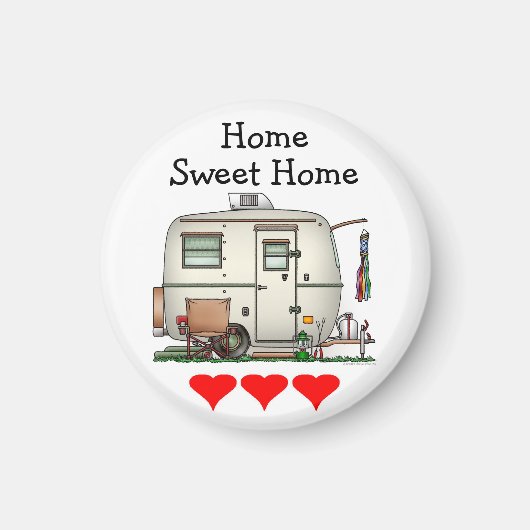 RV-aanhangwagen voor  ruitglas Magneet (Voorkant)