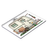 RV-aanhangwagen voor  ruitglas Notitieboek (Linkerzijde)