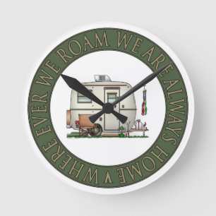 RV-aanhangwagen voor  ruitglas Ronde Klok