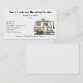 RV-aanhangwagen voor  ruitglas Visitekaartje (Voorkant / Achterkant)