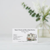 RV-aanhangwagen voor  ruitglas Visitekaartje (Staand voorkant)