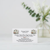 RV-aanhangwagen voor  ruitglas Visitekaartje (Staand voorkant)