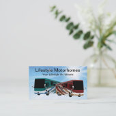 RV-aanhangwagens en motortehuizen Visitekaartje (Staand voorkant)