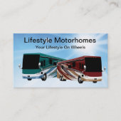 RV-aanhangwagens en motortehuizen Visitekaartje (Voorkant)