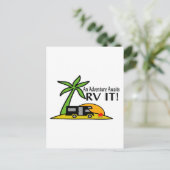 RV-avontuur Briefkaart (Staand voorkant)