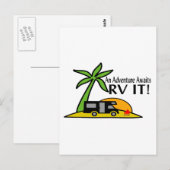 RV-avontuur Briefkaart (Voorkant / Achterkant)