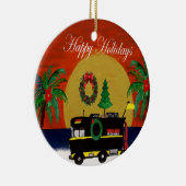 RV-camerakerstversiering van mijn kunst Keramisch Ornament (Rechts)