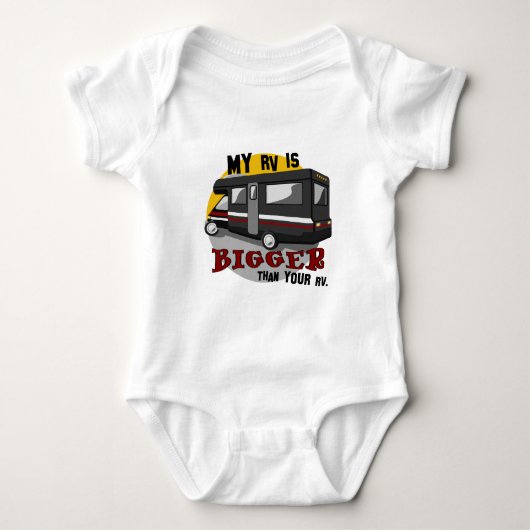 RV Camper Baby Bodysuit (Voorkant)