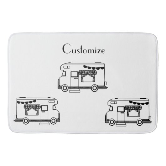 RV Camper Caravan Thunder-Cove Badmat (Voorkant)