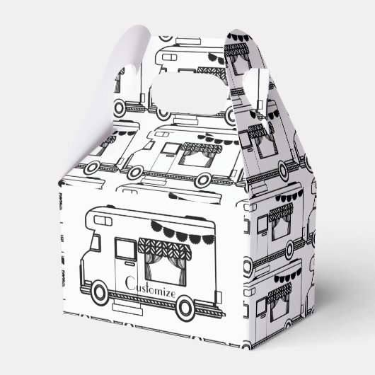 RV Camper Caravan Thunder-Cove Bedankdoosjes (Voorkant Zijde)