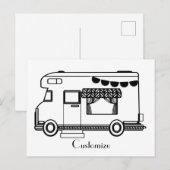 RV Camper Caravan Thunder-Cove Briefkaart (Voorkant / Achterkant)
