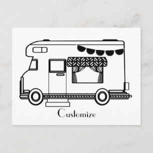 RV Camper Caravan Thunder-Cove  Briefkaart