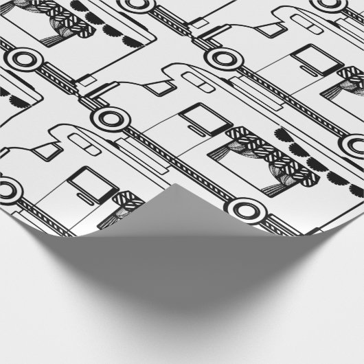 RV Camper Caravan Thunder-Cove Cadeaupapier (Hoek)