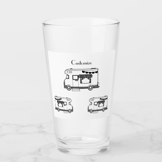 RV Camper Caravan Thunder-Cove Glas (Voorkant)