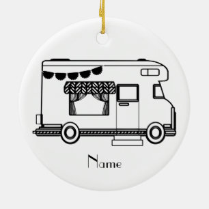 RV Camper Caravan Thunder-Cove Keramisch Ornament