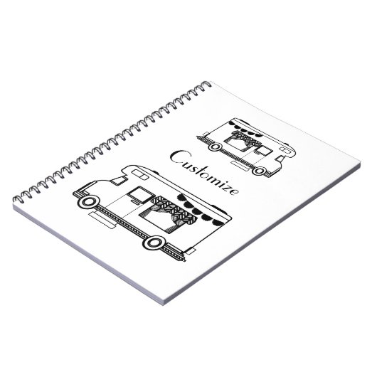 RV Camper Caravan Thunder-Cove Notitieboek (Linkerzijde)