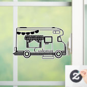 RV Camper Caravan Thunder-Cove Raamsticker (Huis)