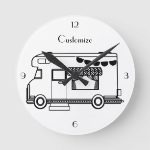 RV Camper Caravan Thunder-Cove Ronde Klok
