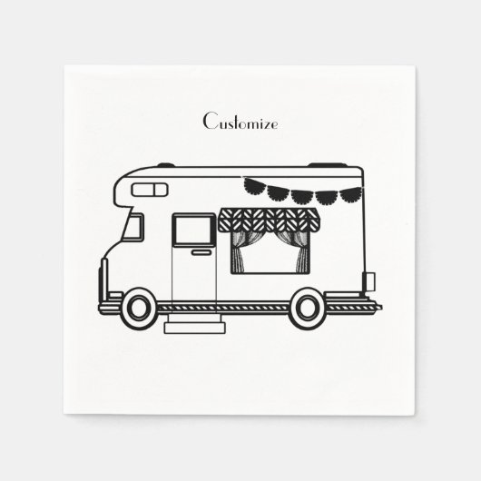 RV Camper Caravan Thunder_Cove Servet (Voorkant)